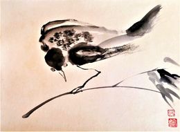 Painting, Oiseau 2, Sounya Whang
