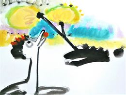 Gemälde, Oiseau 3, Sounya Whang