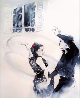Painting, Danseurs de flamenco, Sounya Whang