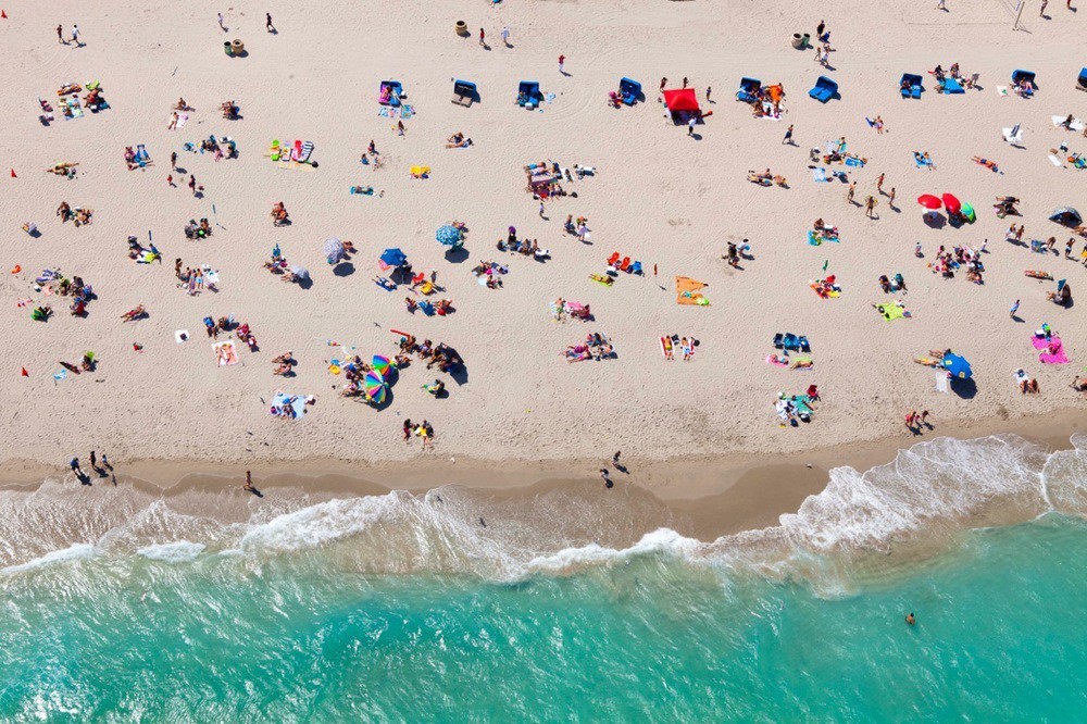 Jill Peters, Beach II, Aerial Photograph Jill Peters, Beach II, Aerial Photograph