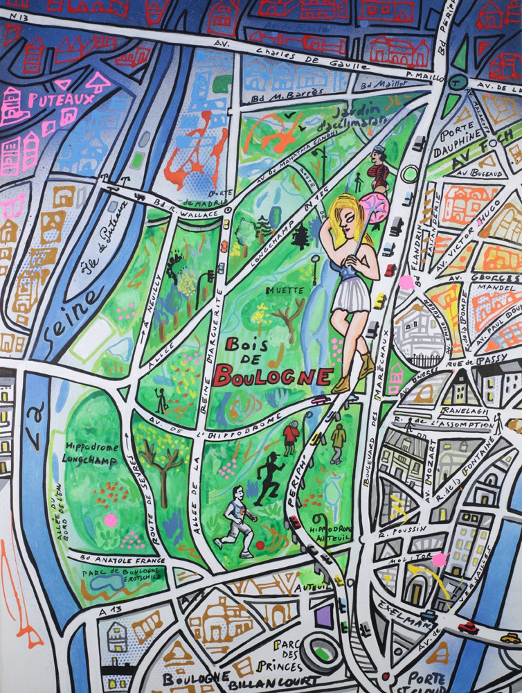 Simon Pradinas, Le bois de Boulogne Simon Pradinas, Le bois de Boulogne