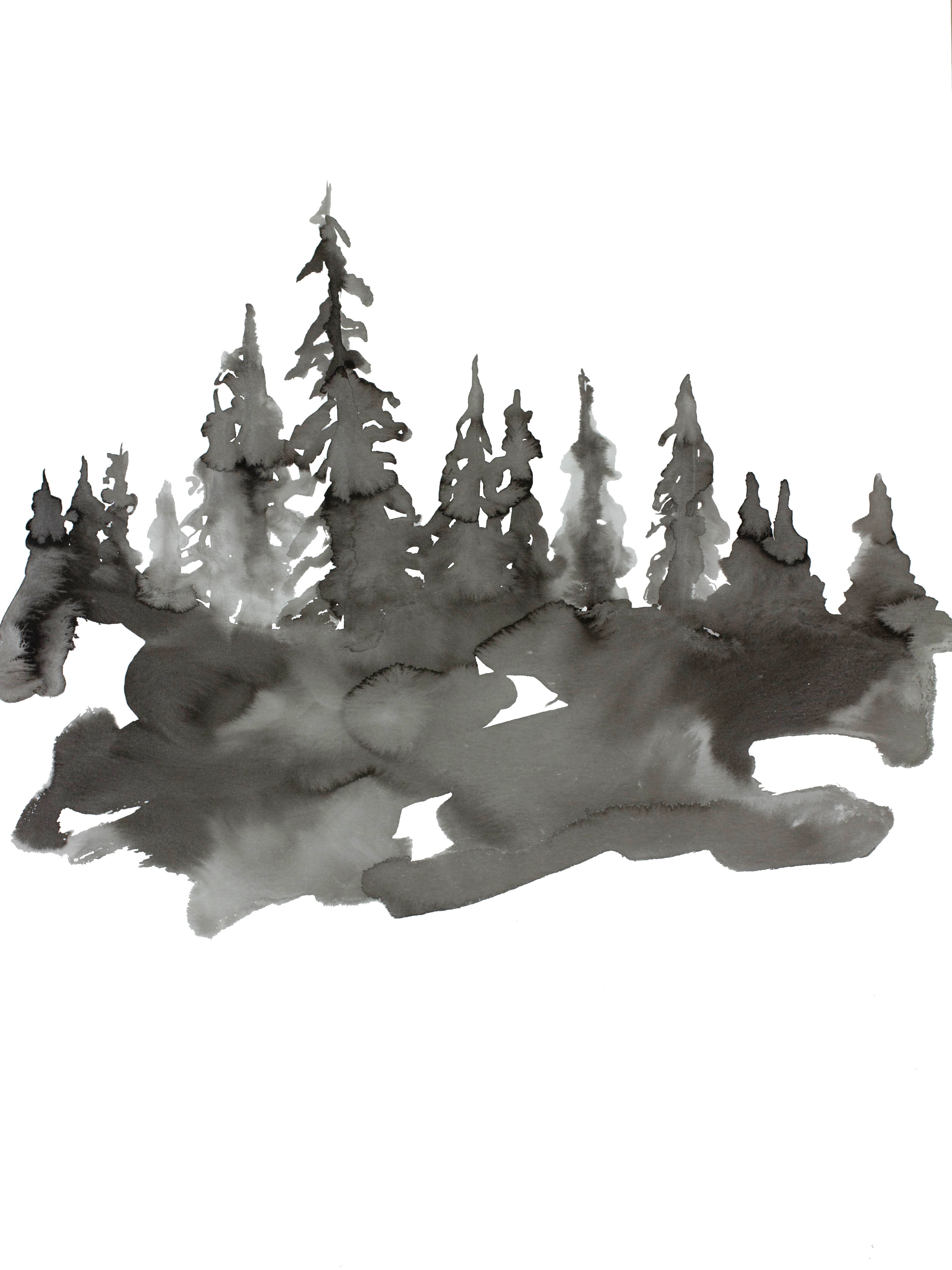 Elizabeth Becker, Winter Trees No. 2 Elizabeth Becker, Winter Trees No. 2