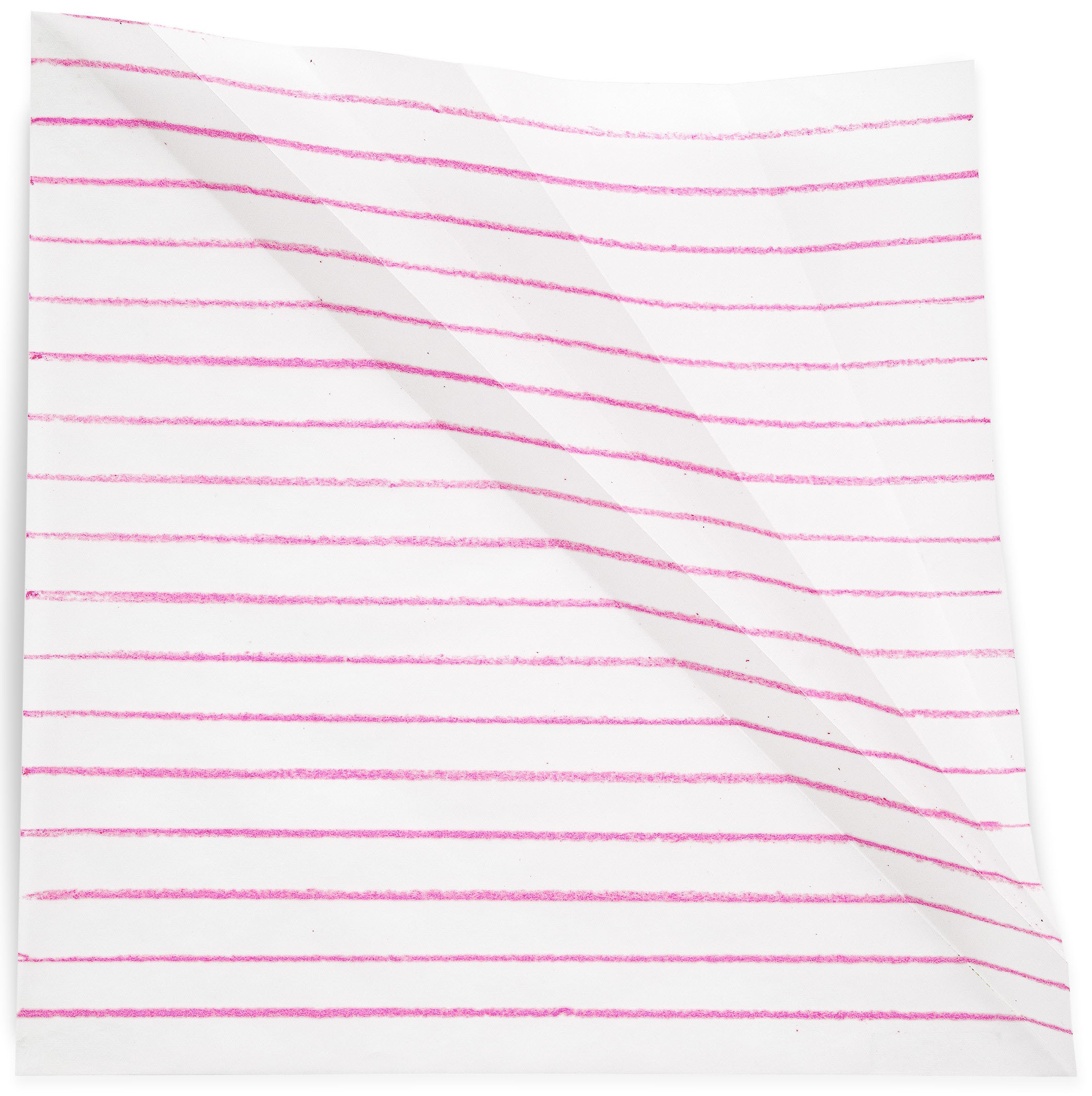 Debra Ramsay, The Effects of a fold on a pink line Debra Ramsay, The Effects of a fold on a pink line