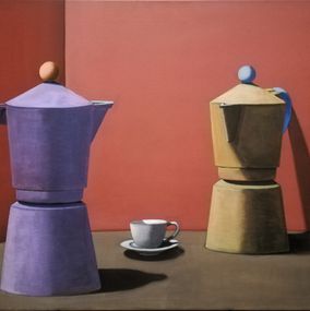 Gemälde, The Dispute, Andrea Vandoni