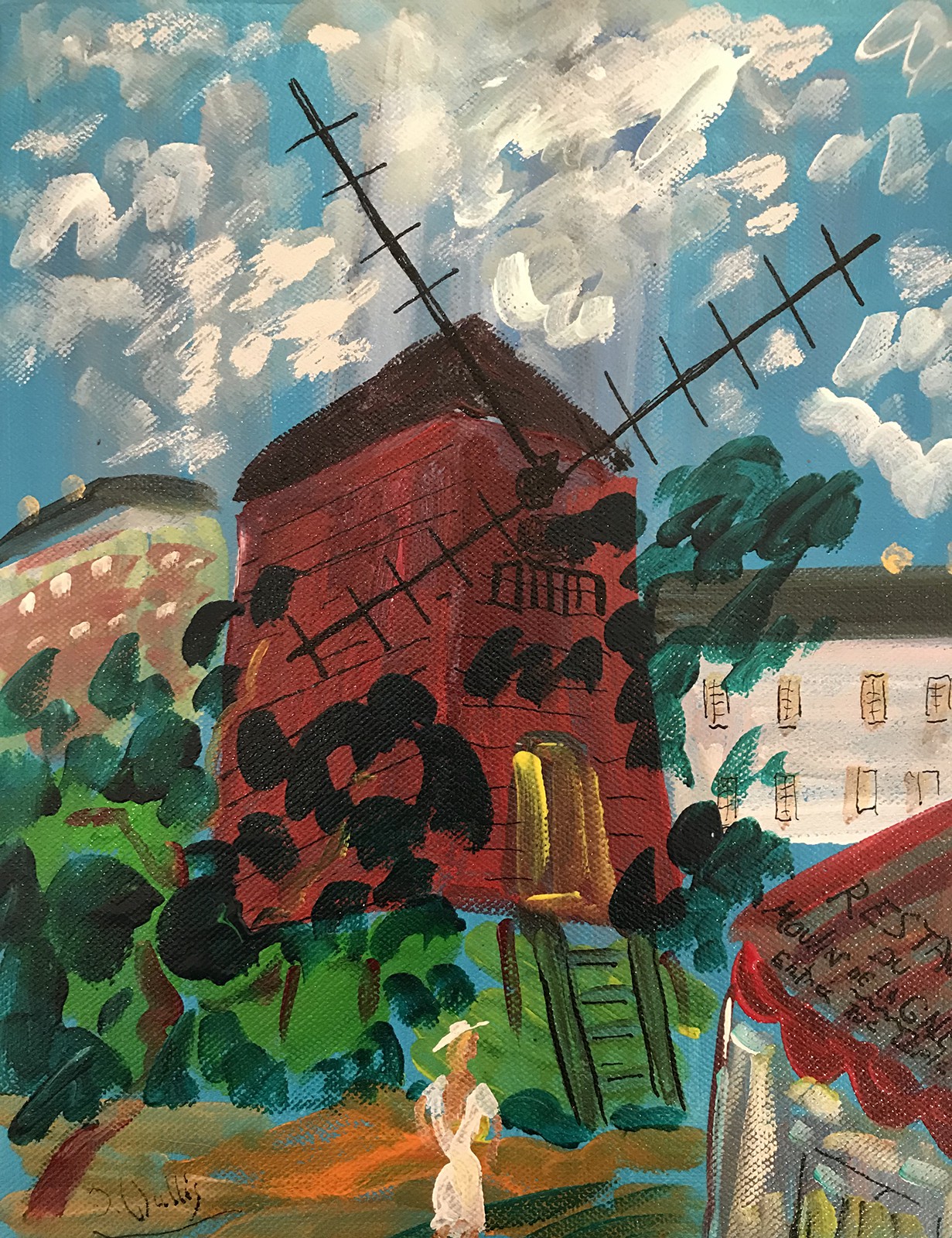 Jean Wallis, Le moulin de la galette Jean Wallis, Le moulin de la galette