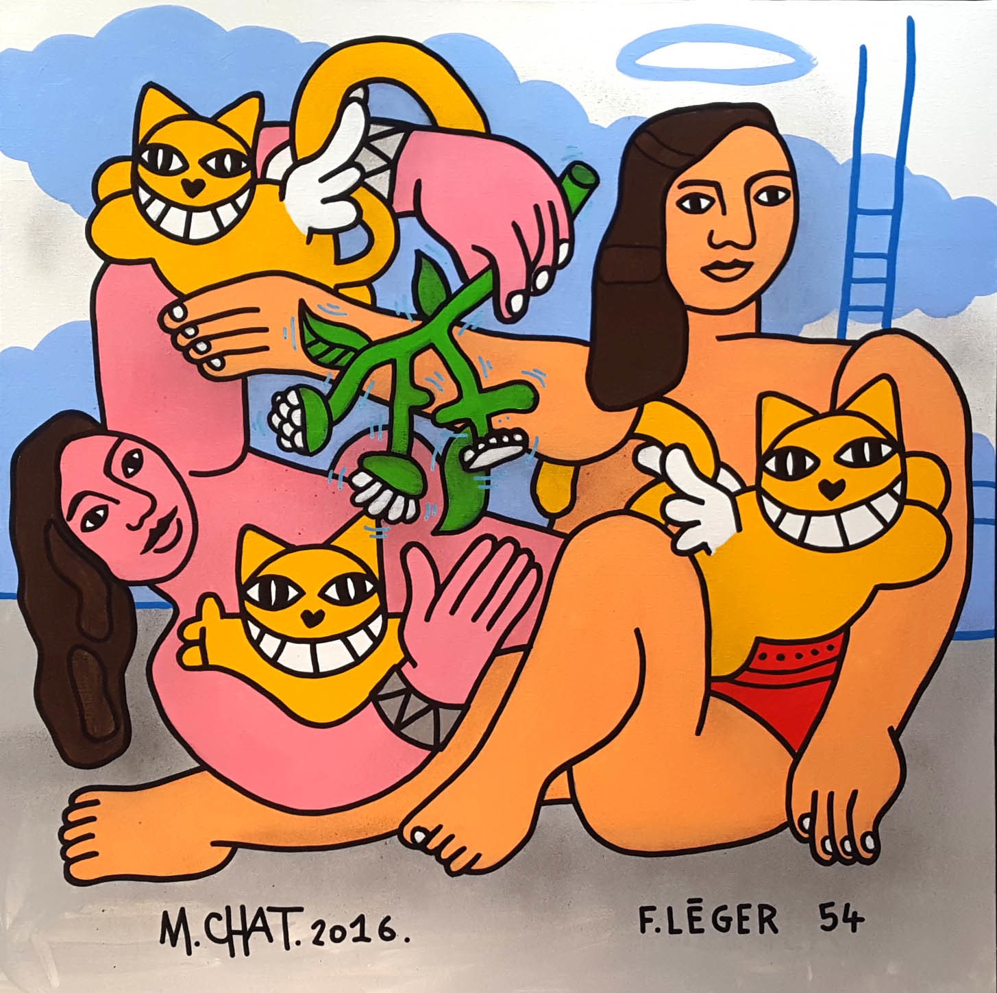 M.Chat, Hommage à Fernand Léger M.Chat, Hommage à Fernand Léger