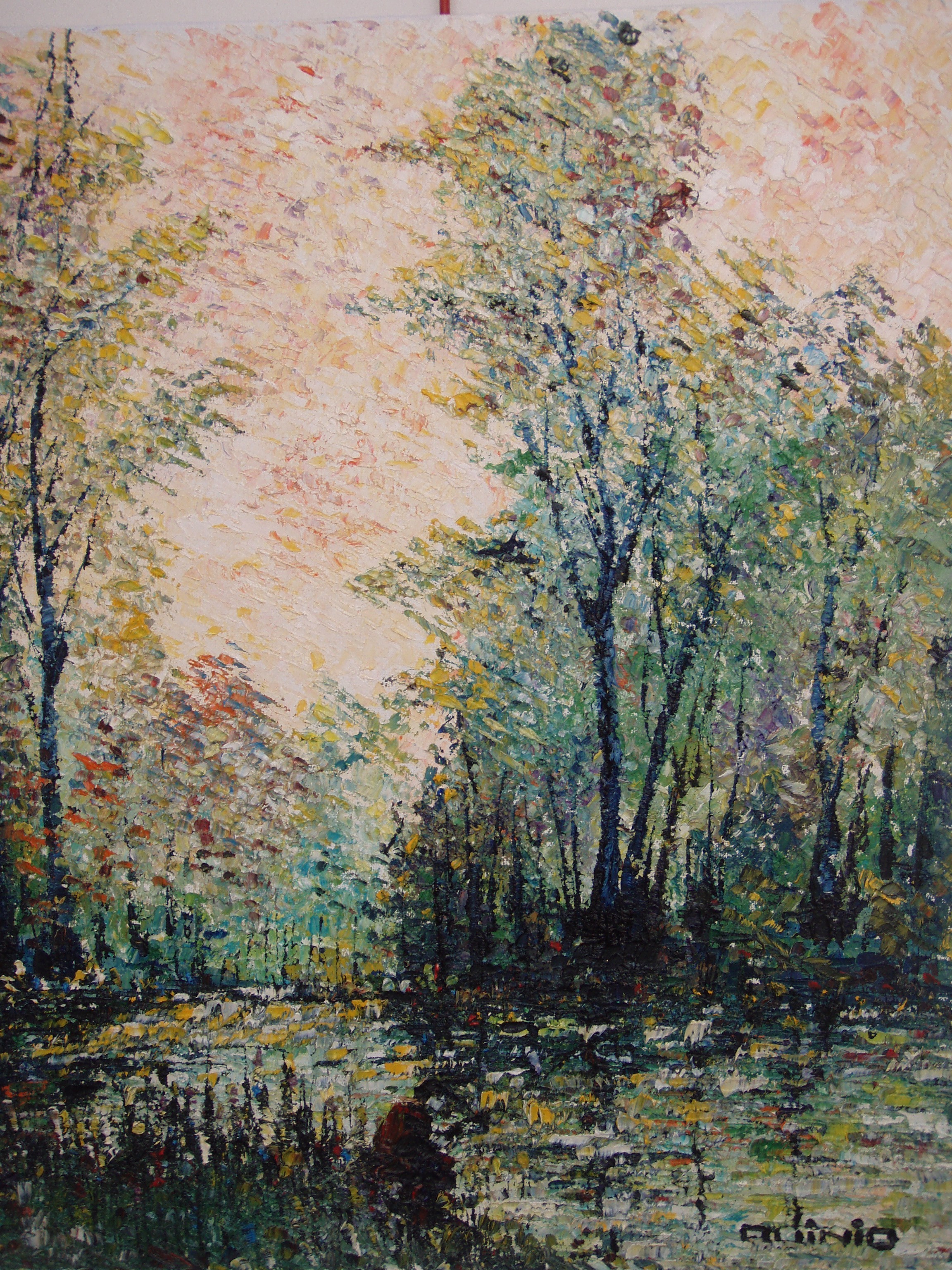 Georges R. Quinio, Rêverie près de la Rivière Georges R. Quinio, Rêverie près de la Rivière