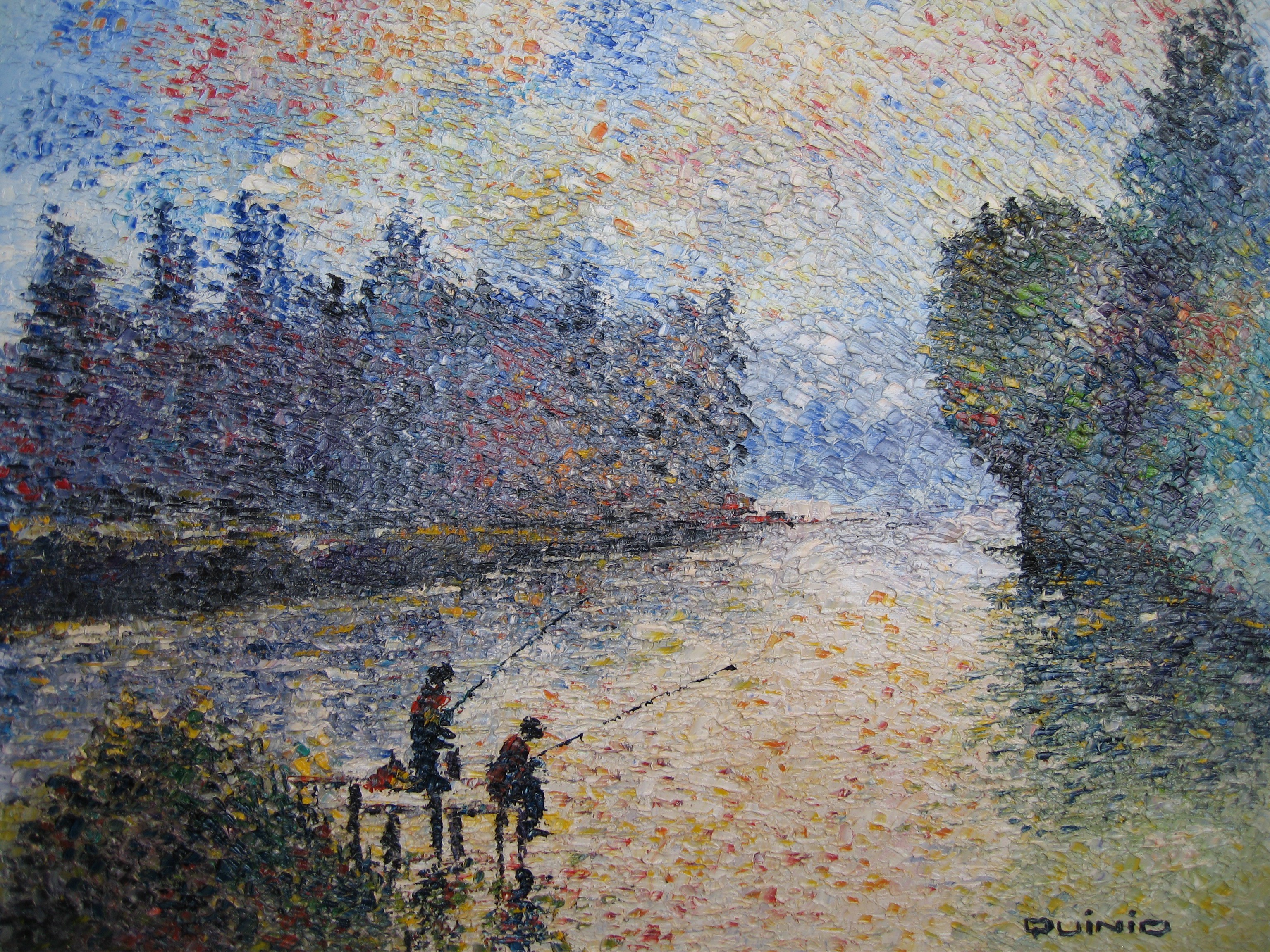 Georges R. Quinio, Les Deux Pêcheurs Georges R. Quinio, Les Deux Pêcheurs