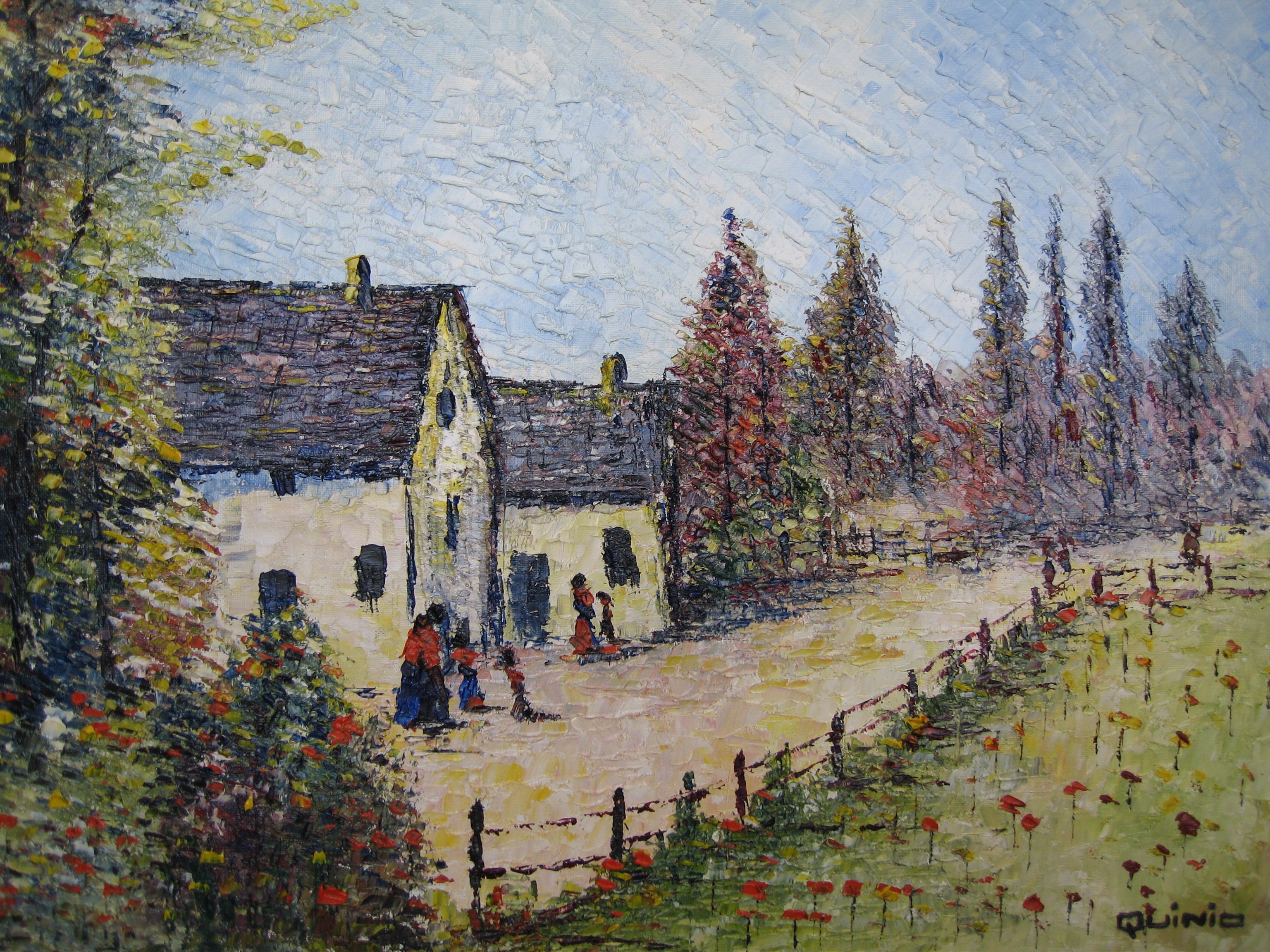 Georges R. Quinio, Devant la Maison Georges R. Quinio, Devant la Maison