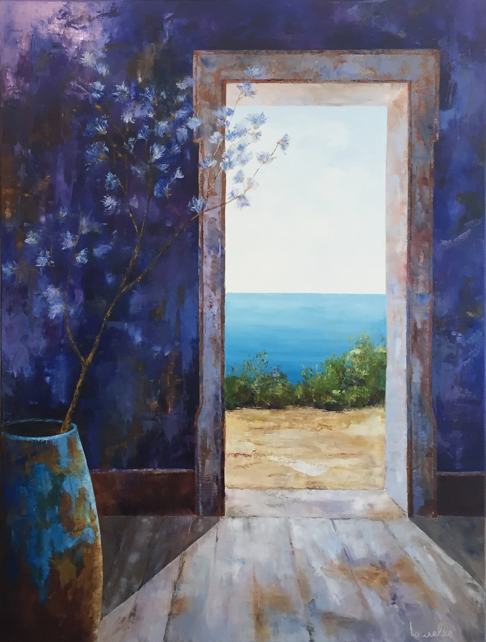 Laurelle Bessé, L'impression bleue Laurelle Bessé, L'impression bleue