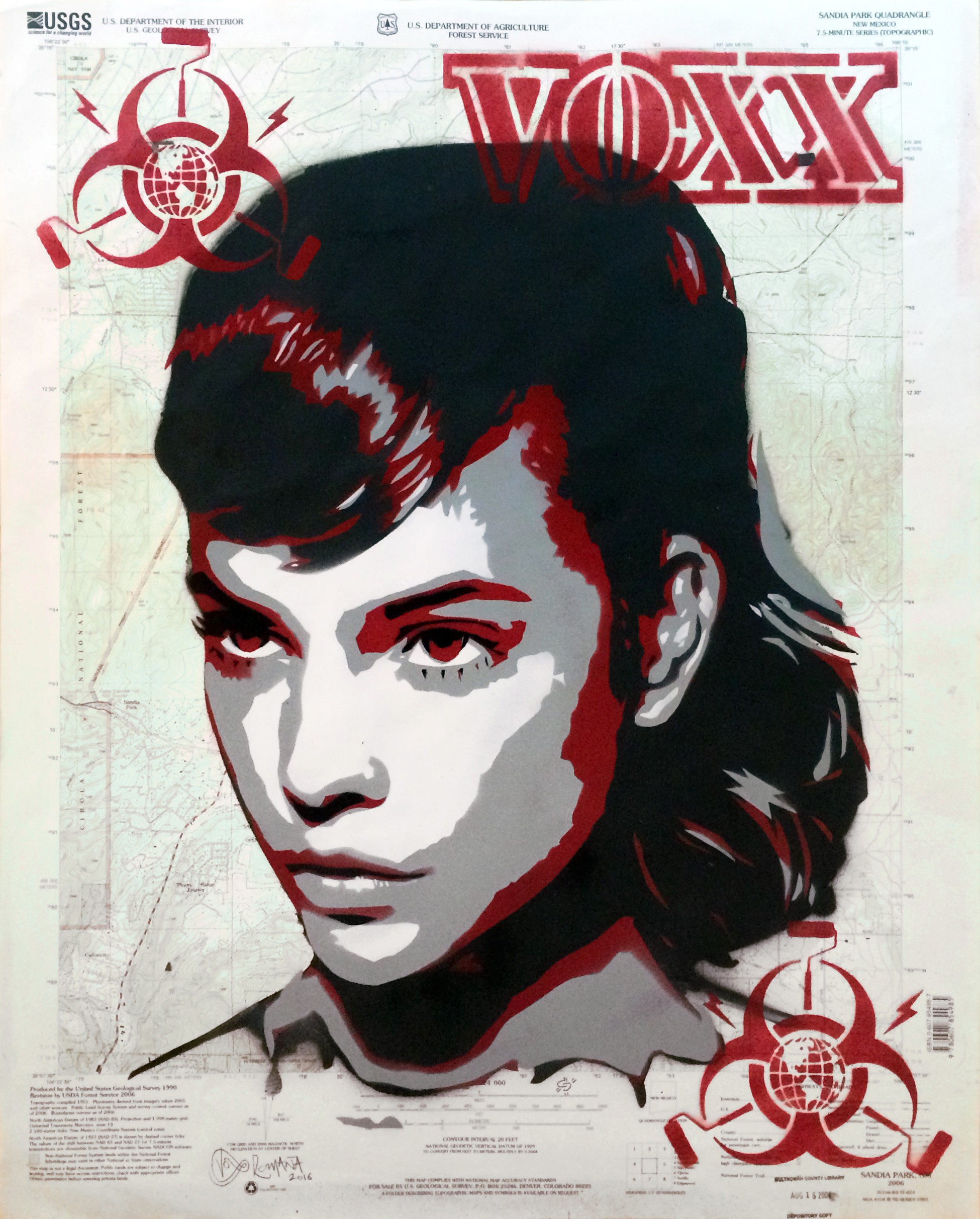 Voxx Romana, Red Lady Portrait - New Mexico Voxx Romana, Red Lady Portrait - New Mexico