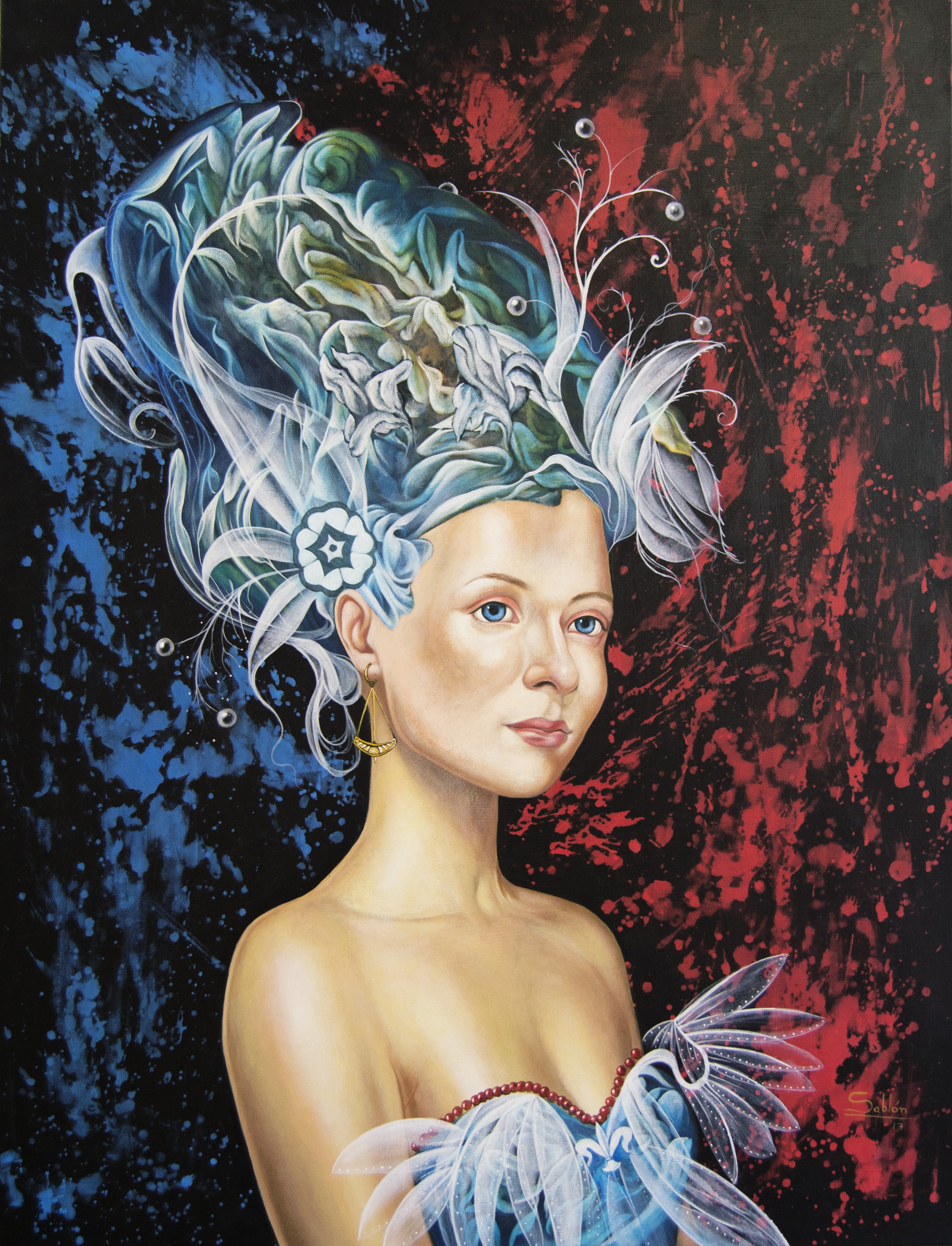 Carlos Antonio Sablon Perez, Femme au Chapeau Carlos Antonio Sablon Perez, Femme au Chapeau