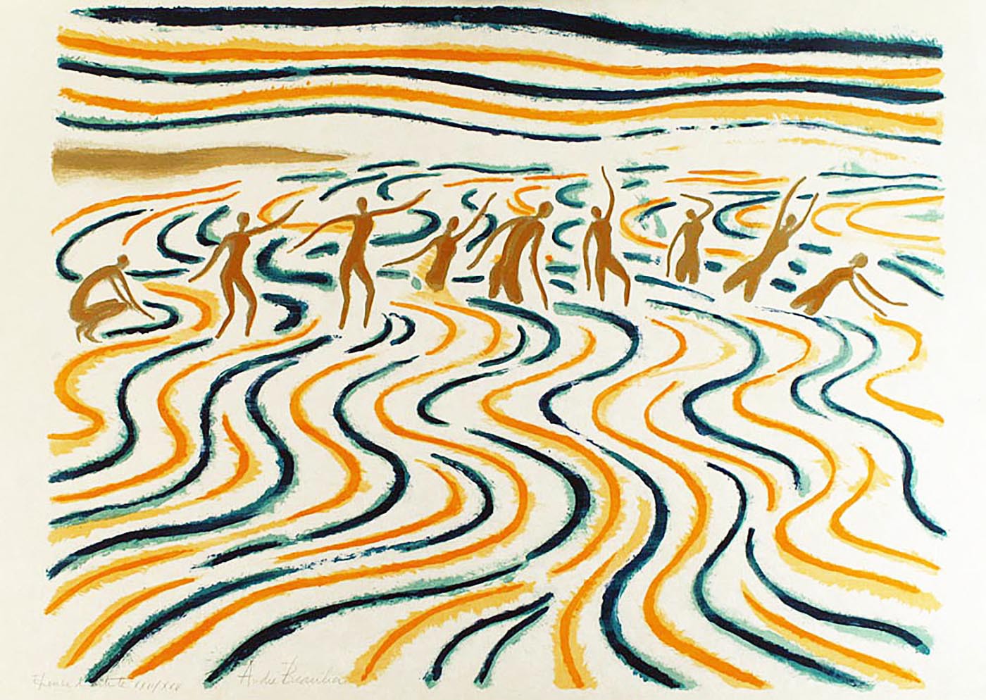 André Brasilier, Reflets dans l'eau André Brasilier, Reflets dans l'eau