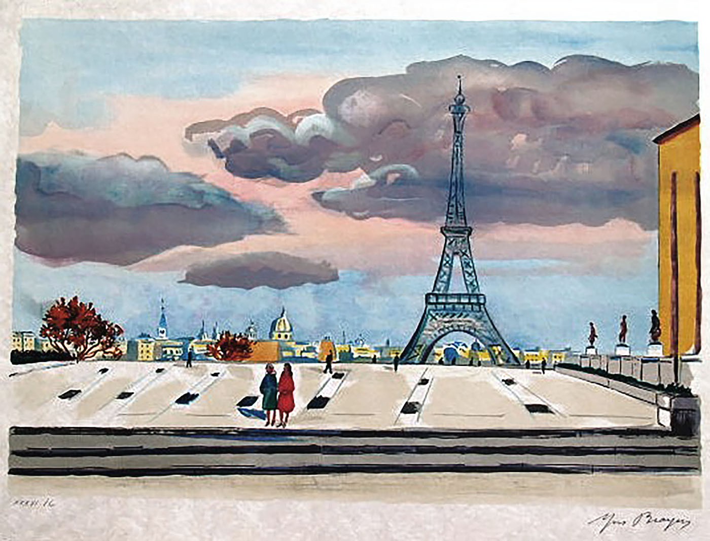 Yves Brayer, La tour Eiffel Yves Brayer, La tour Eiffel