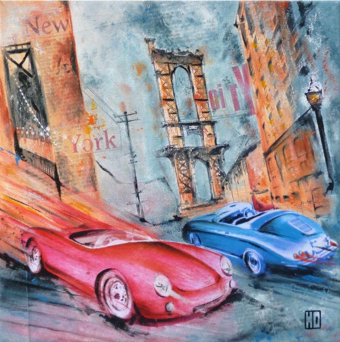 Hubert Ollivier, Red and blue Hubert Ollivier, Red and blue