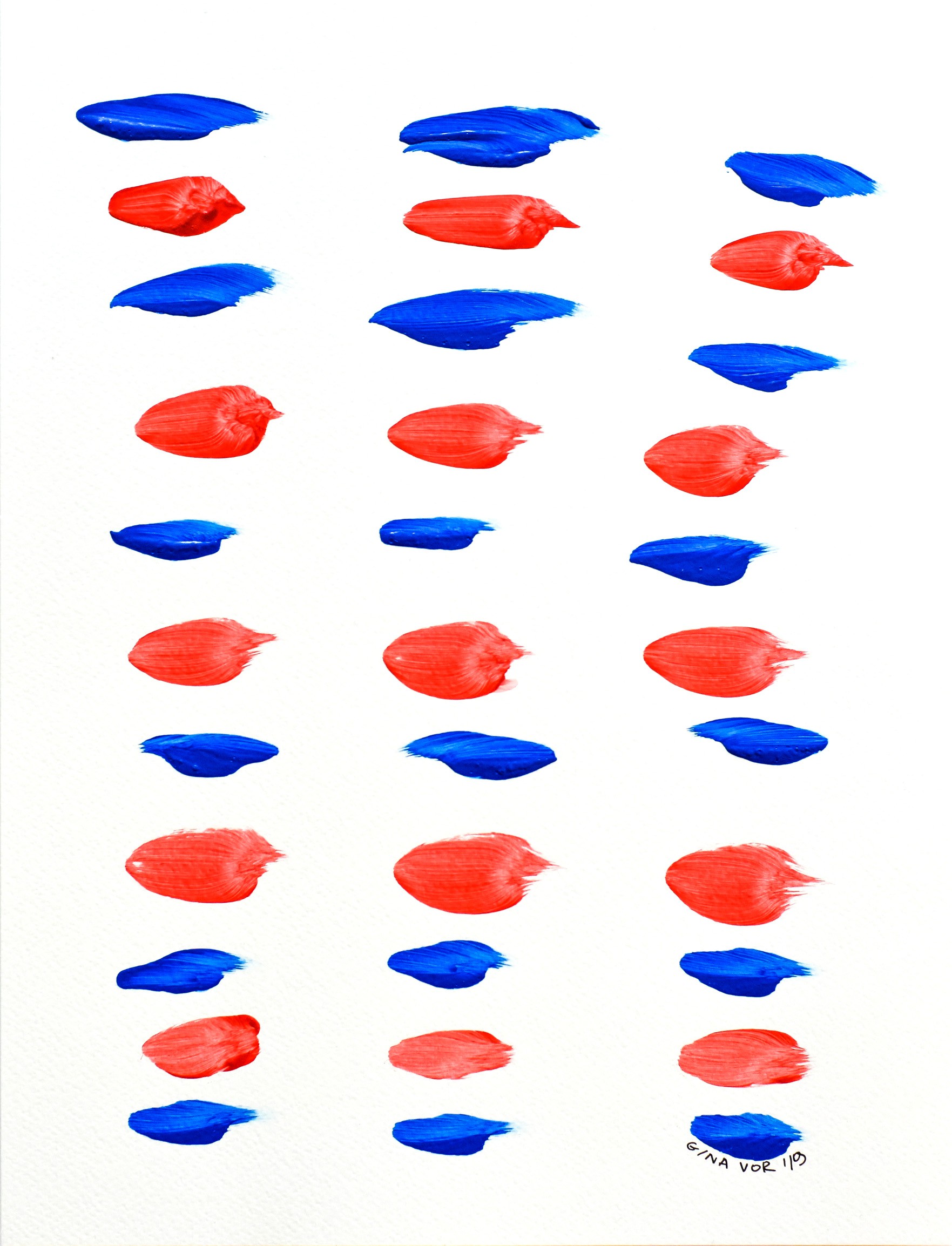 Gina Vor, Blues and Reds 8 Gina Vor, Blues and Reds 8