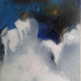 Peinture, A chaque vague une promesse (A. Camus), Thérèse Bosc