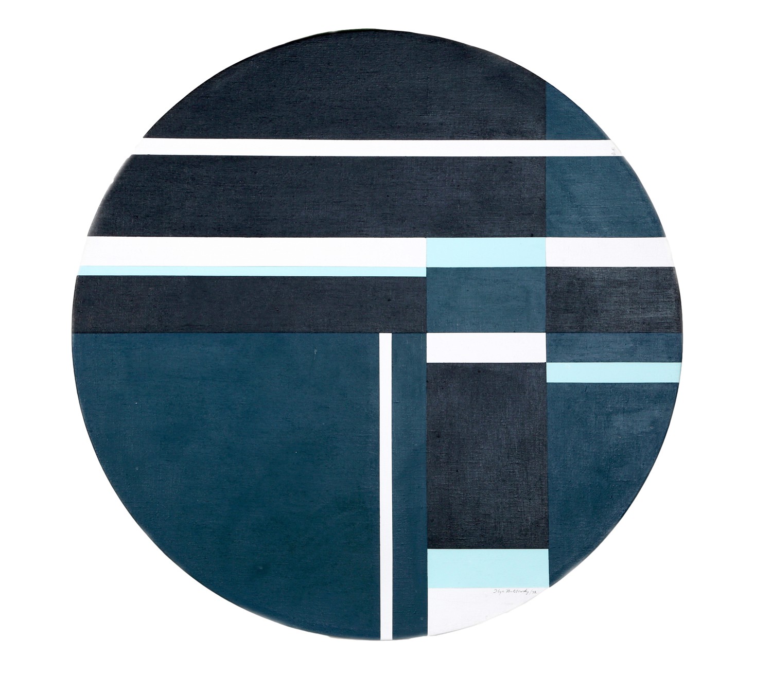 Ilya Bolotowsky, Blue Tondo Ilya Bolotowsky, Blue Tondo