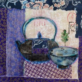 Gemälde, Blue mood, Minasmoke