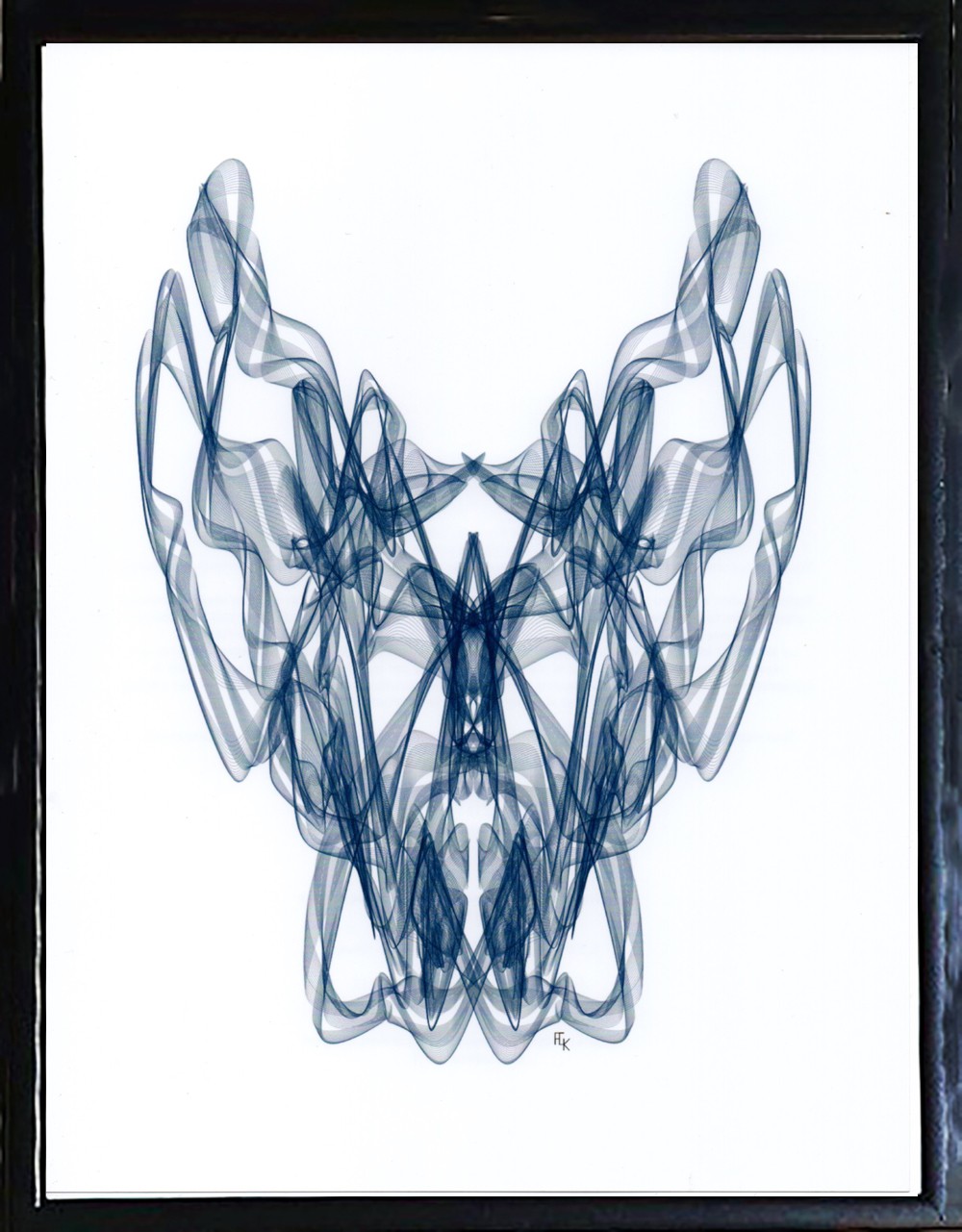 François Lork, Fantastique noir et blanc n°17 - Version bleue François Lork, Fantastique noir et blanc n°17 - Version bleue