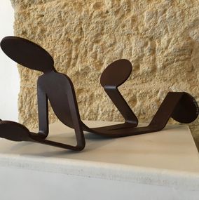 Scultura, Flexo To Be Cool 2 pièce unique acier rouille, Zed