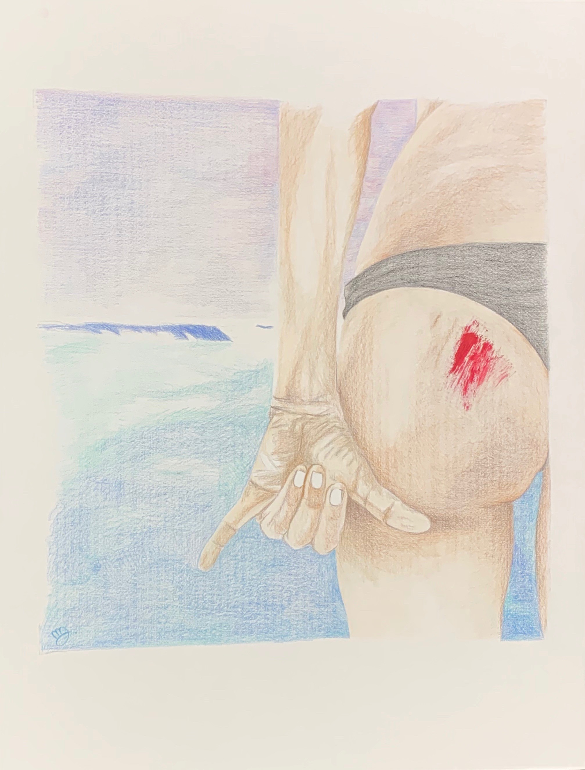 Manon Gribouille, Wild surf Manon Gribouille, Wild surf