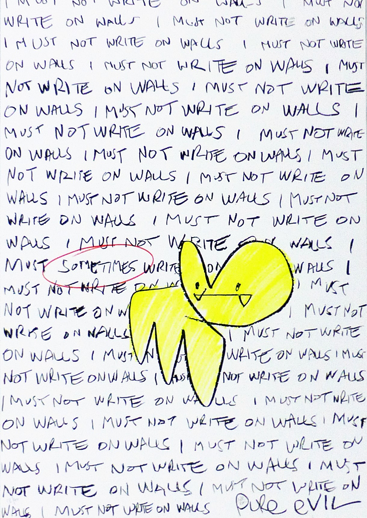 Pure Evil, Self Portrait Pure Evil, Self Portrait