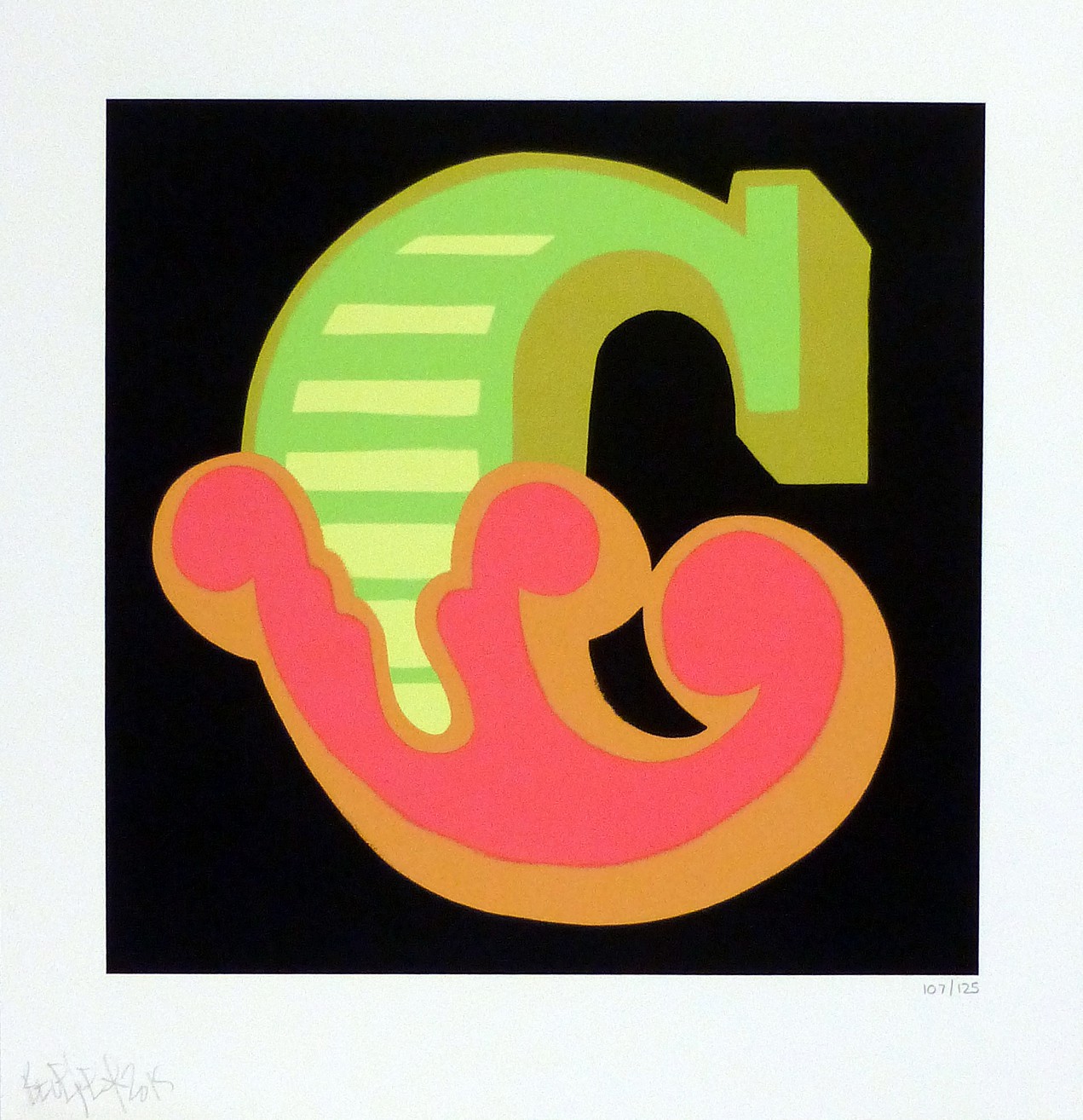 Ben Eine, C Letter Ben Eine, C Letter