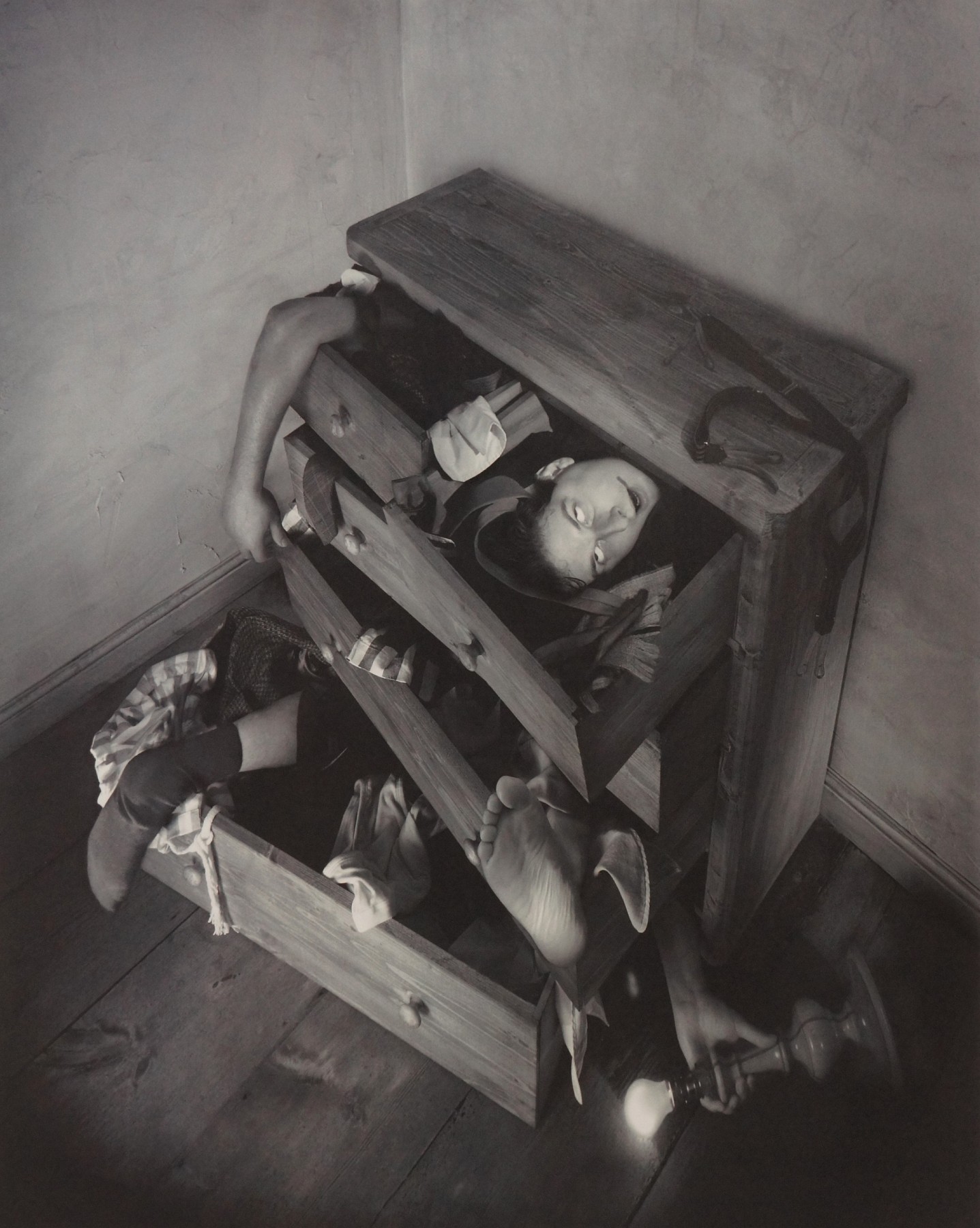 Dominic Rouse, Man eaten alive by chest of drawers whilst searching for a missing sock Dominic Rouse, Man eaten alive by chest of drawers whilst searching for a missing sock