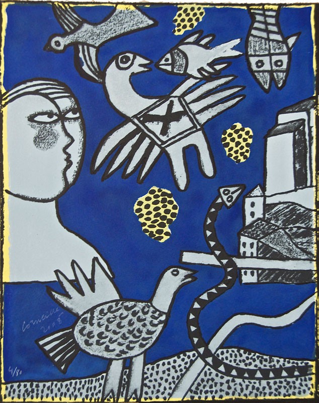 Corneille, Bleu Corneille, Bleu