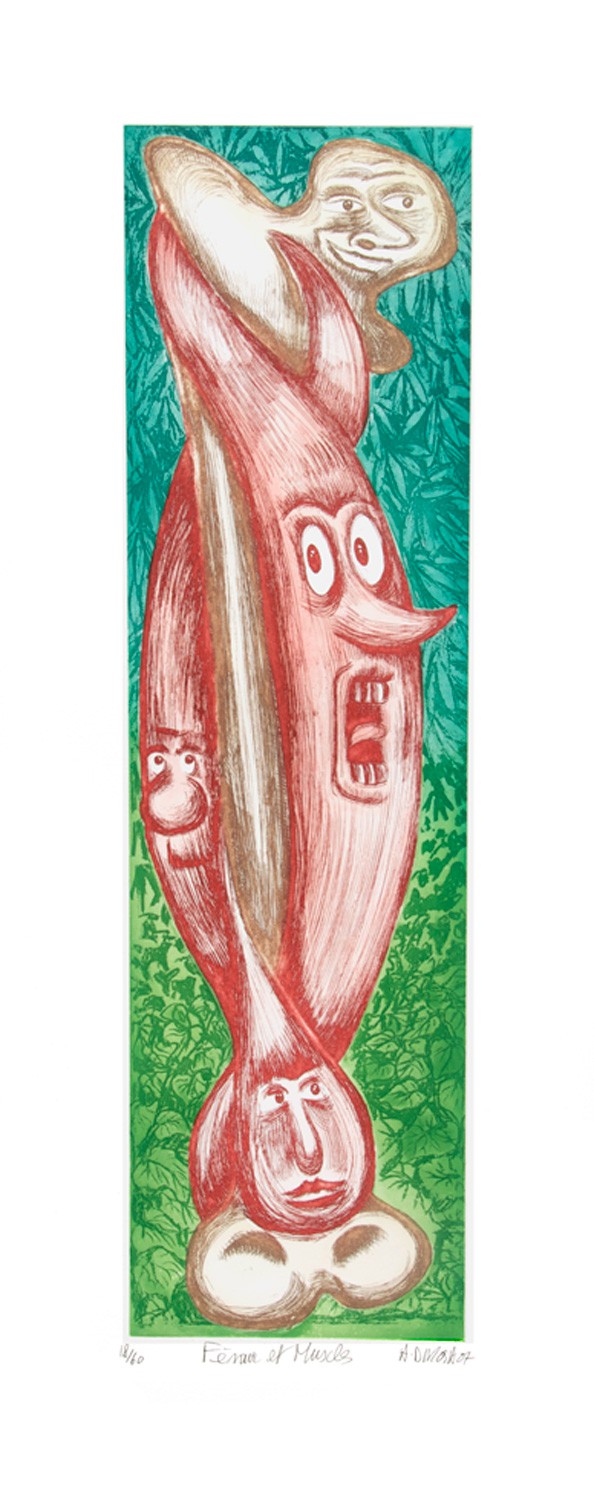 Hervé Di Rosa, Fémur et muscles Hervé Di Rosa, Fémur et muscles