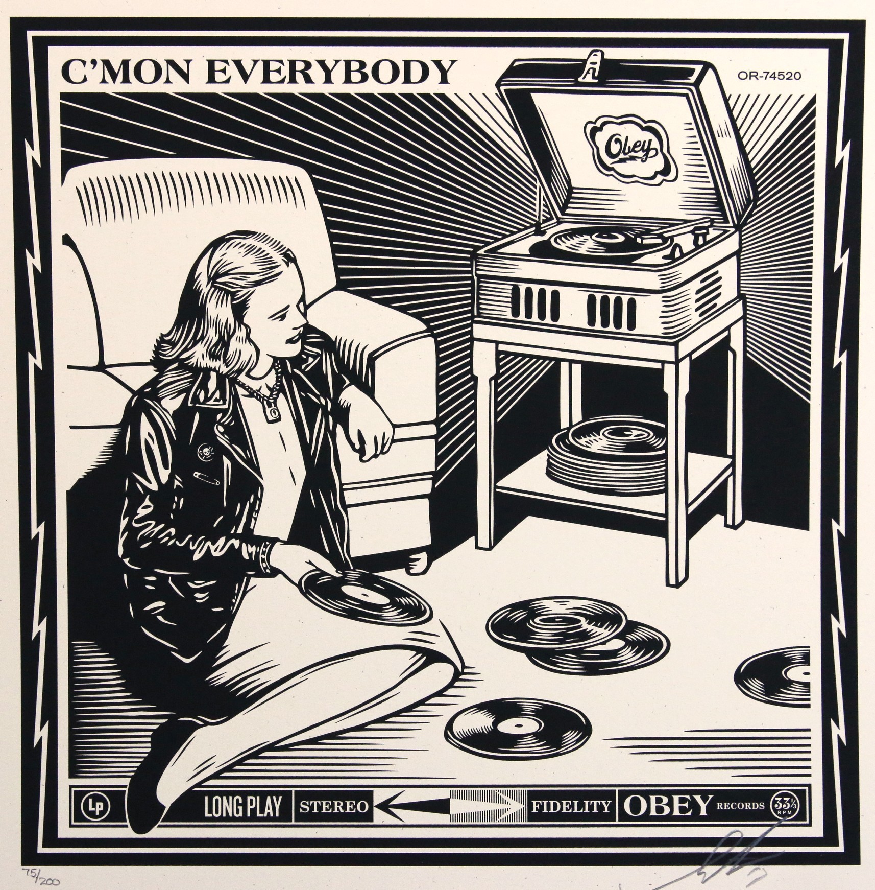 Shepard Fairey (Obey), C'mon Everybody Shepard Fairey (Obey), C'mon Everybody