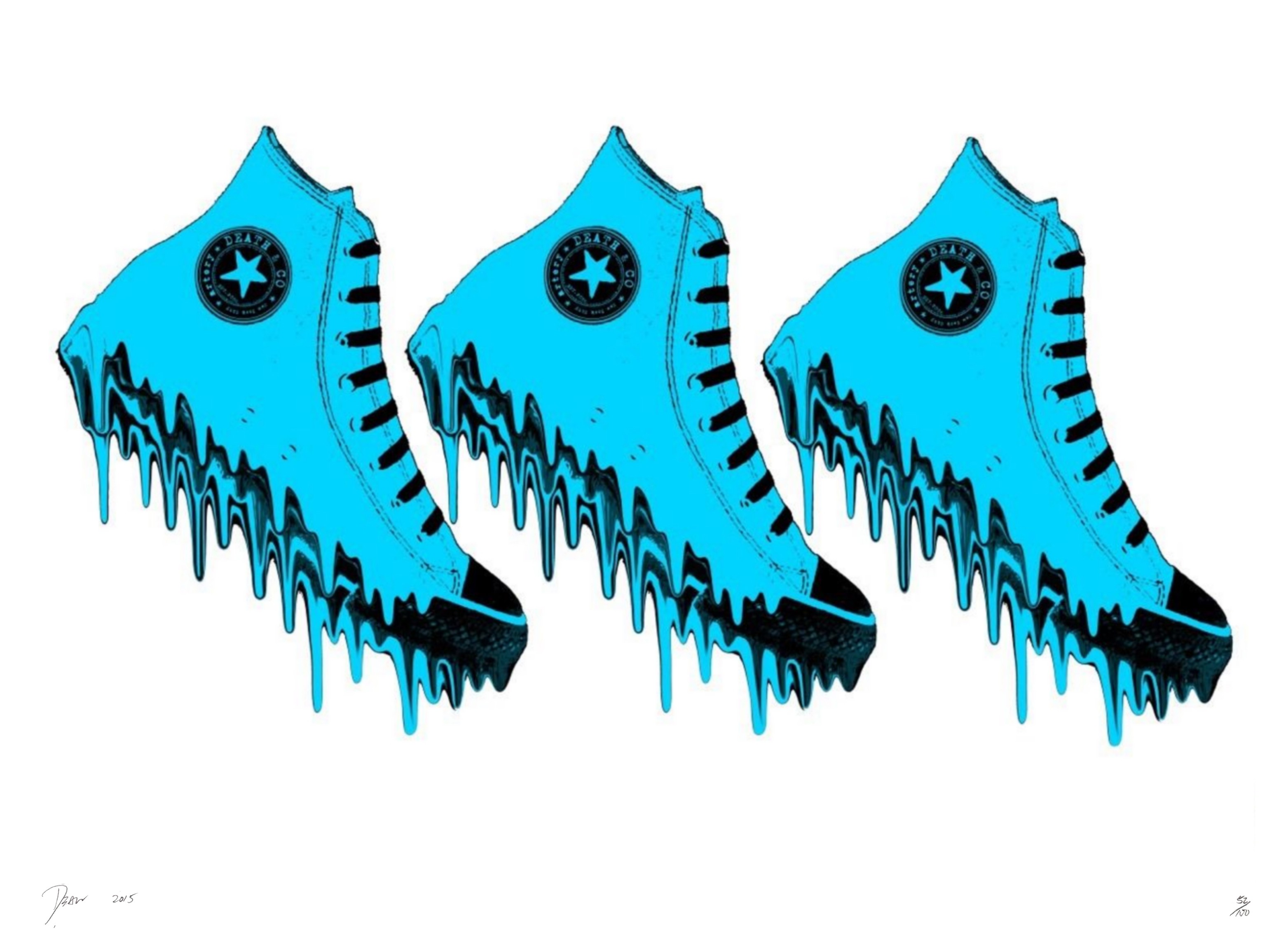Death NYC, 3 Drip blue Death NYC, 3 Drip blue