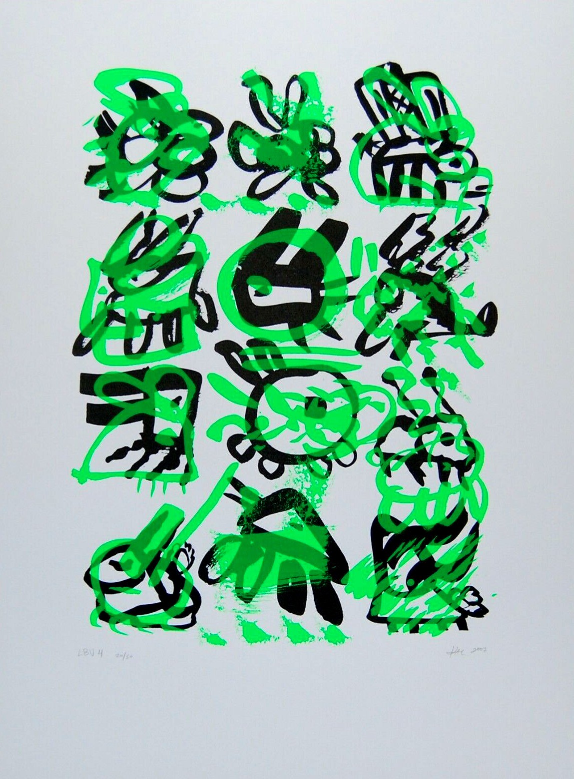Eduardo Kac, Lagoglyphs - The Bunny Variations 3 Eduardo Kac, Lagoglyphs - The Bunny Variations 3