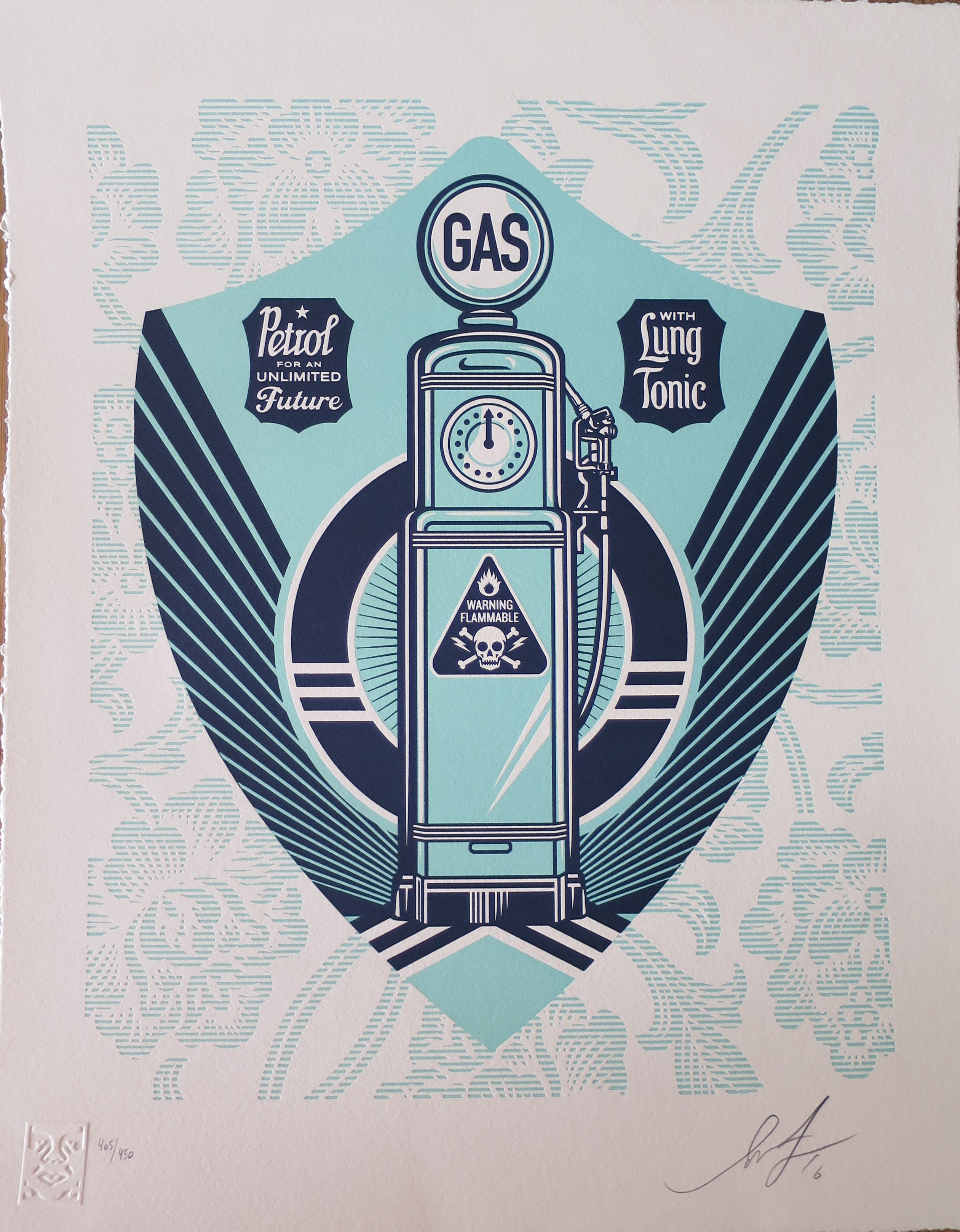 Shepard Fairey (Obey), Gas Pump, Earth Crisis Shepard Fairey (Obey), Gas Pump, Earth Crisis