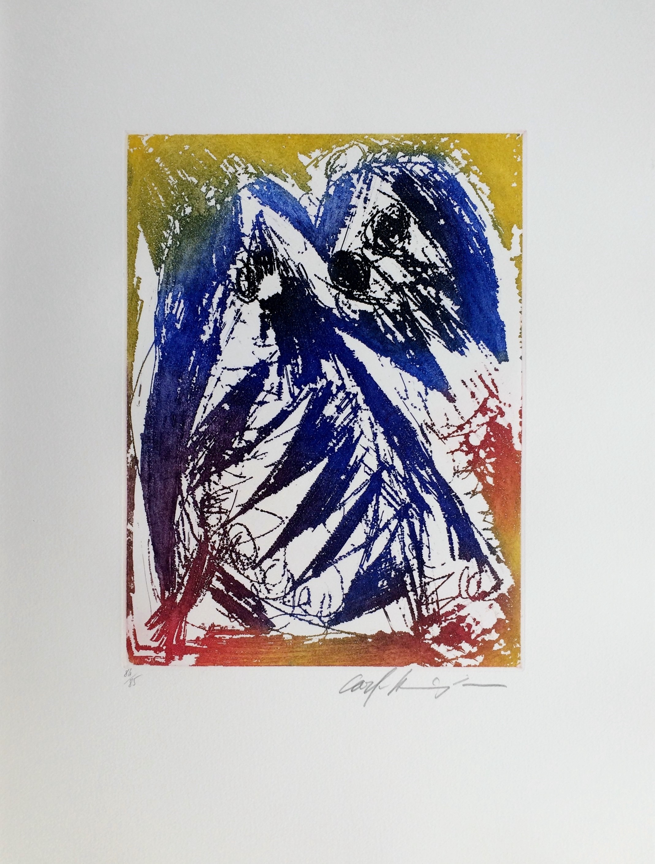 Carl-Henning Pedersen, Vivre oiseau III Carl-Henning Pedersen, Vivre oiseau III
