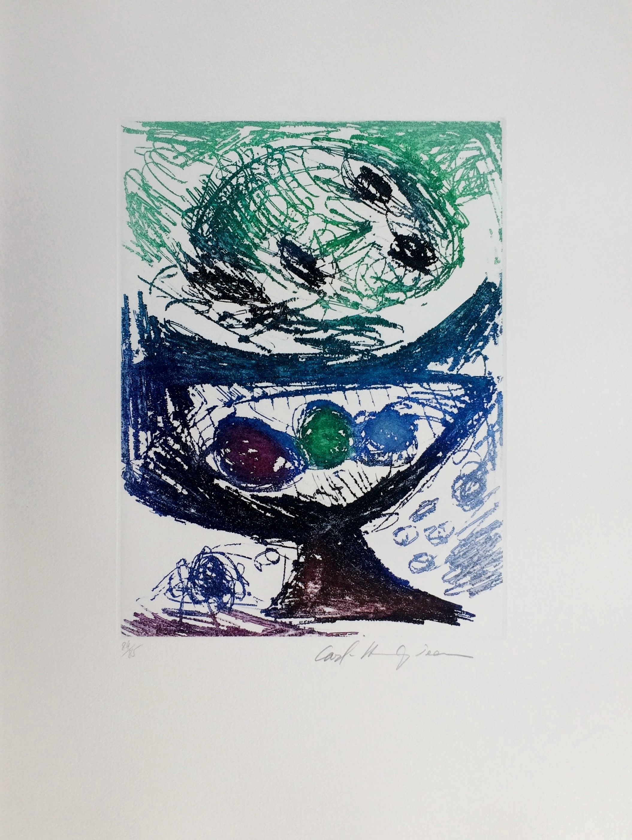 Carl-Henning Pedersen, Vivre oiseau V Carl-Henning Pedersen, Vivre oiseau V
