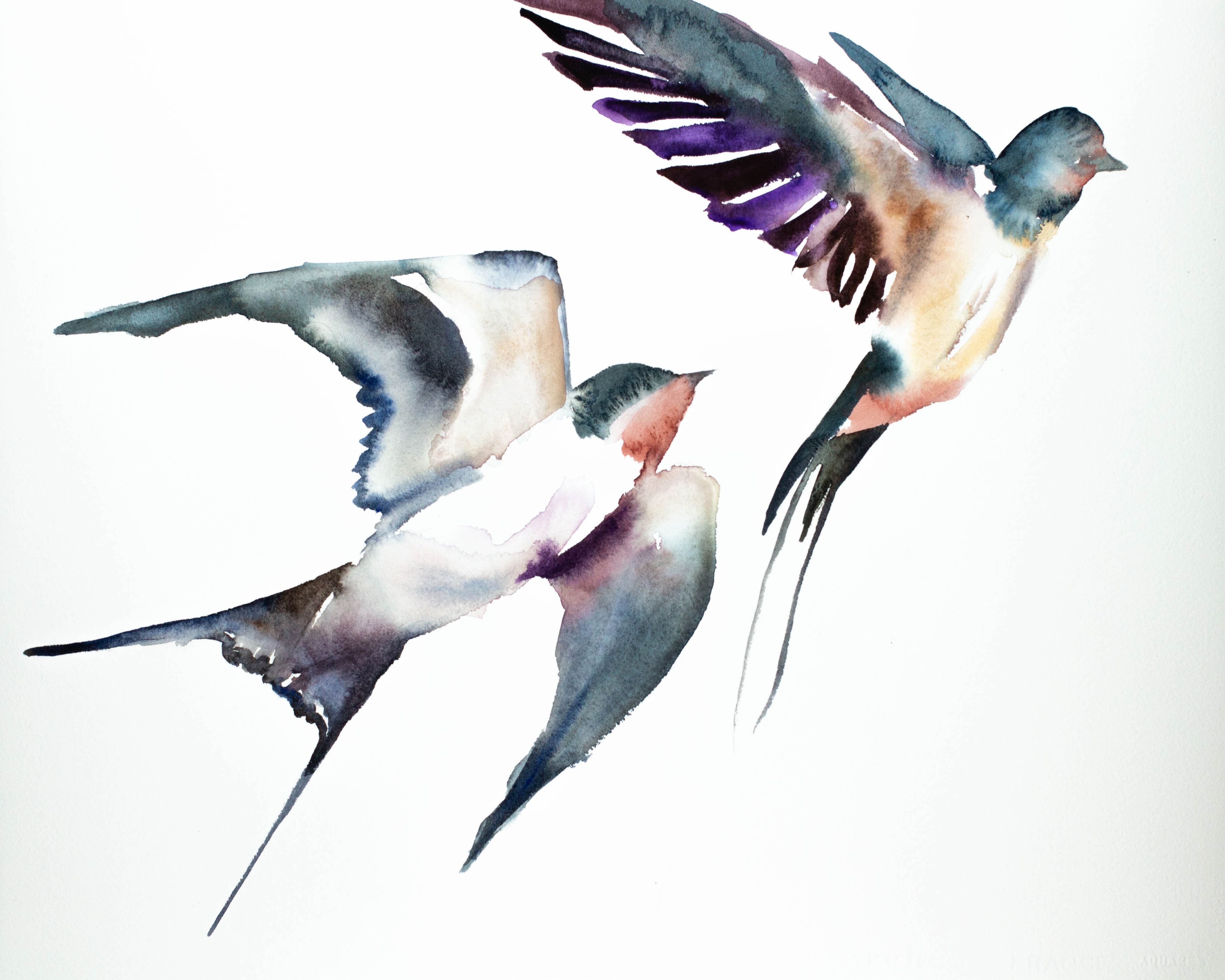 Elizabeth Becker, Swallows in Flight No. 5 Elizabeth Becker, Swallows in Flight No. 5