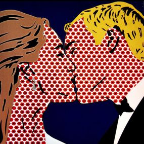 Painting, The Roy's kiss Night II, Neno Ramos