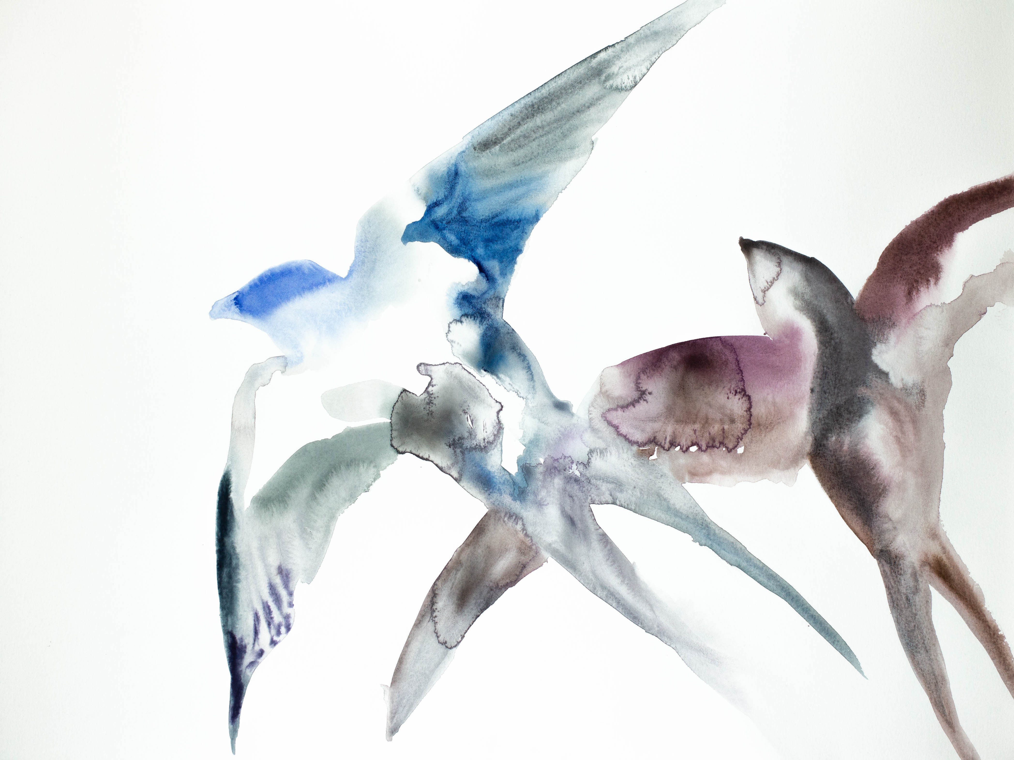 Elizabeth Becker, Swallows in Flight No. 10 Elizabeth Becker, Swallows in Flight No. 10