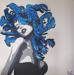 Painting, Medusa lobster, B.AX