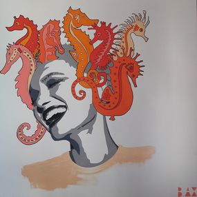 Peinture, Medusa Seahorse, B.AX