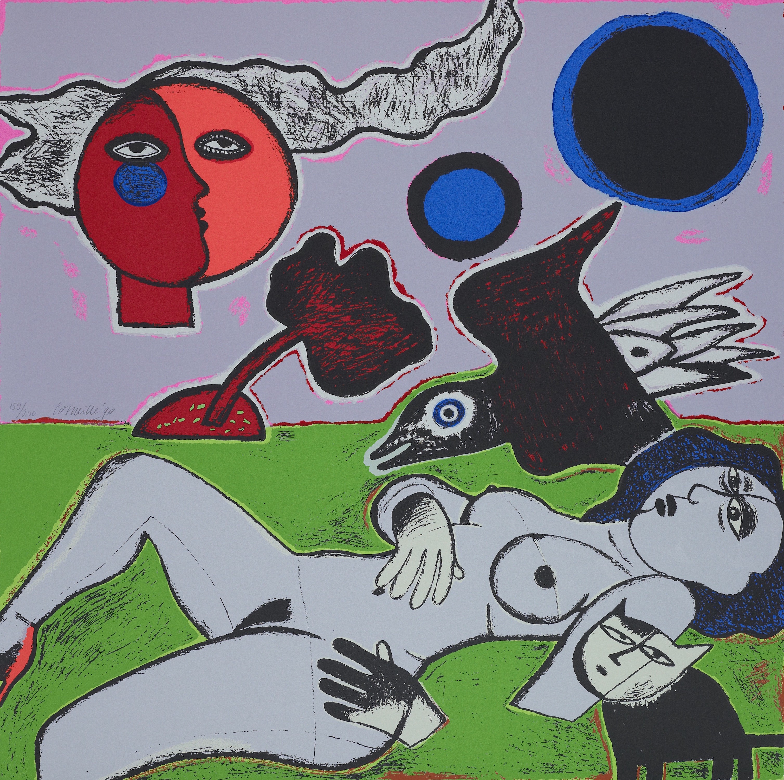 Corneille, Femme diurne Corneille, Femme diurne