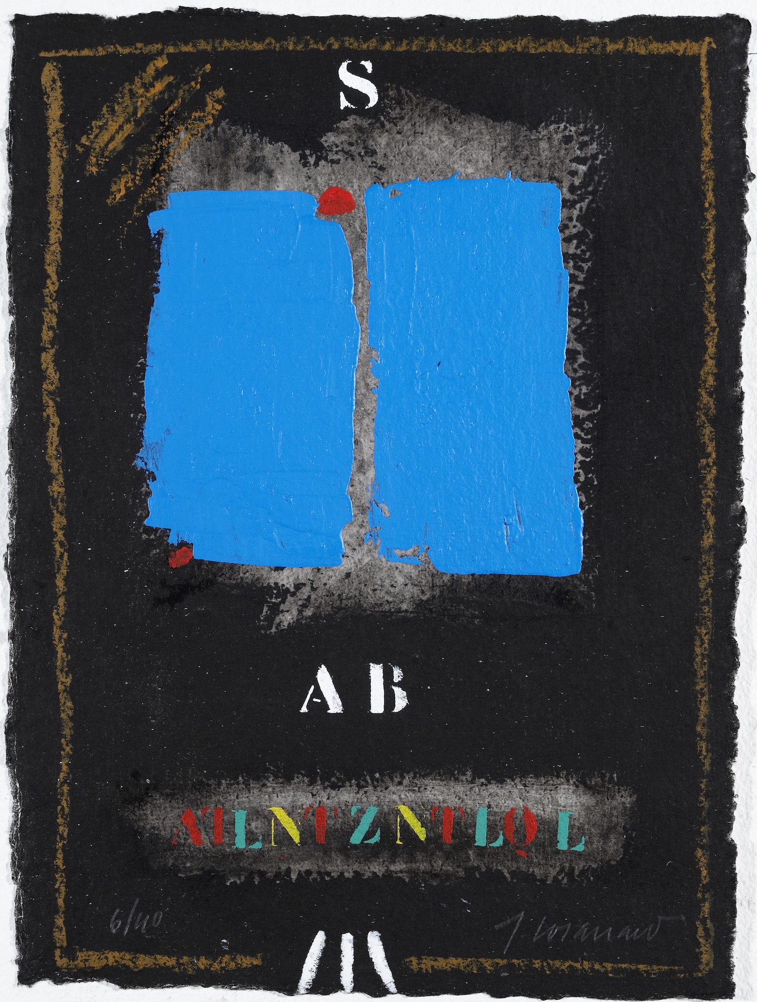 James Coignard, Deux bleus sur noir James Coignard, Deux bleus sur noir