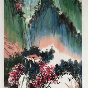Gemälde, Landscape automne, Li Dongfeng