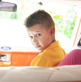 Portrait of a little cuban boy, Marine Kerbidi