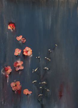 Gemälde, I must have flowers. Always and always I, Kerstin Odal