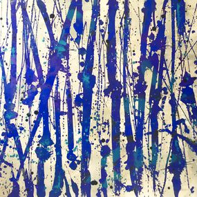 Painting, Indigo Bambu, Gabriela Lavezzari