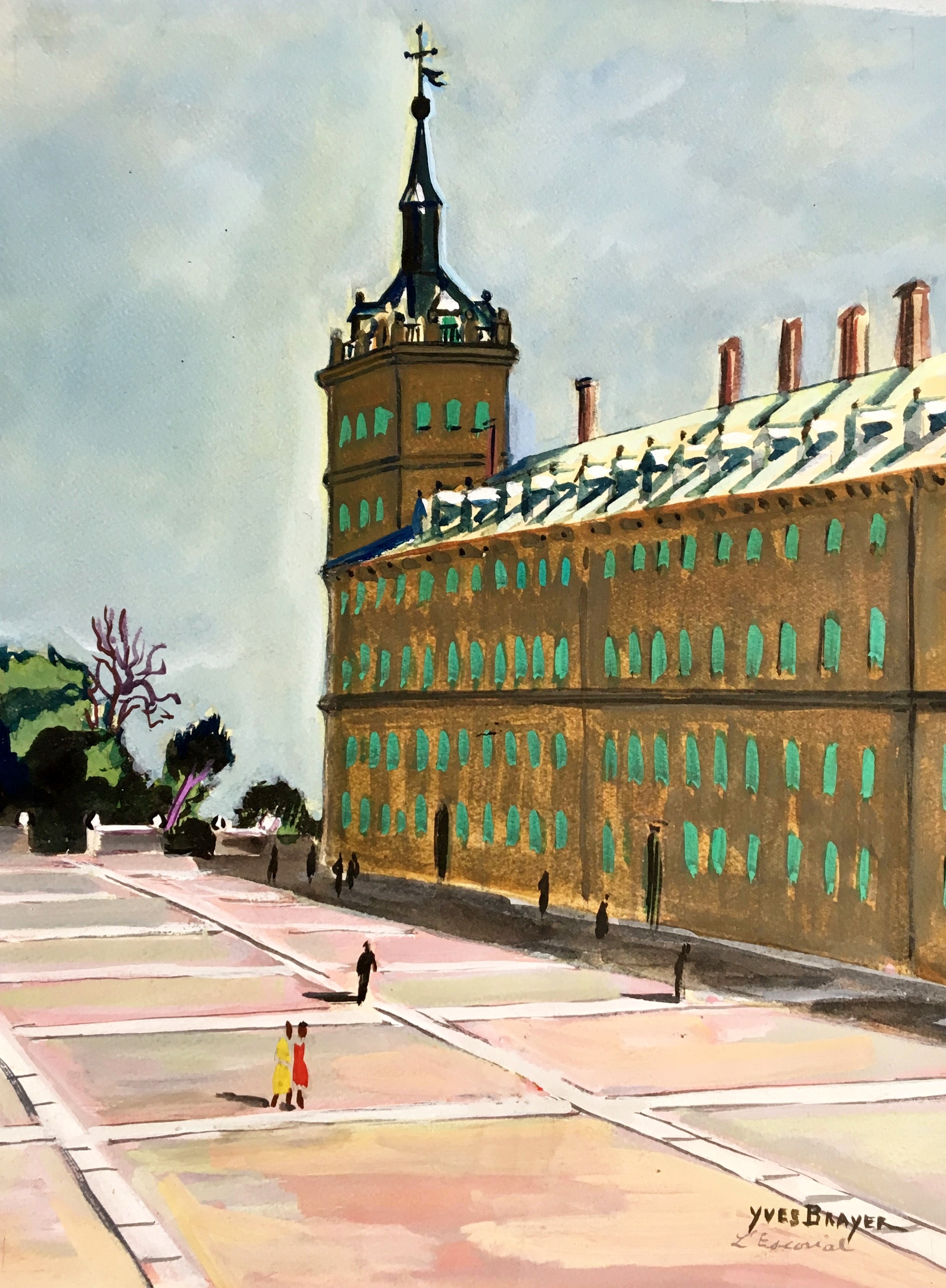 Yves Brayer, L'Escorial Yves Brayer, L'Escorial