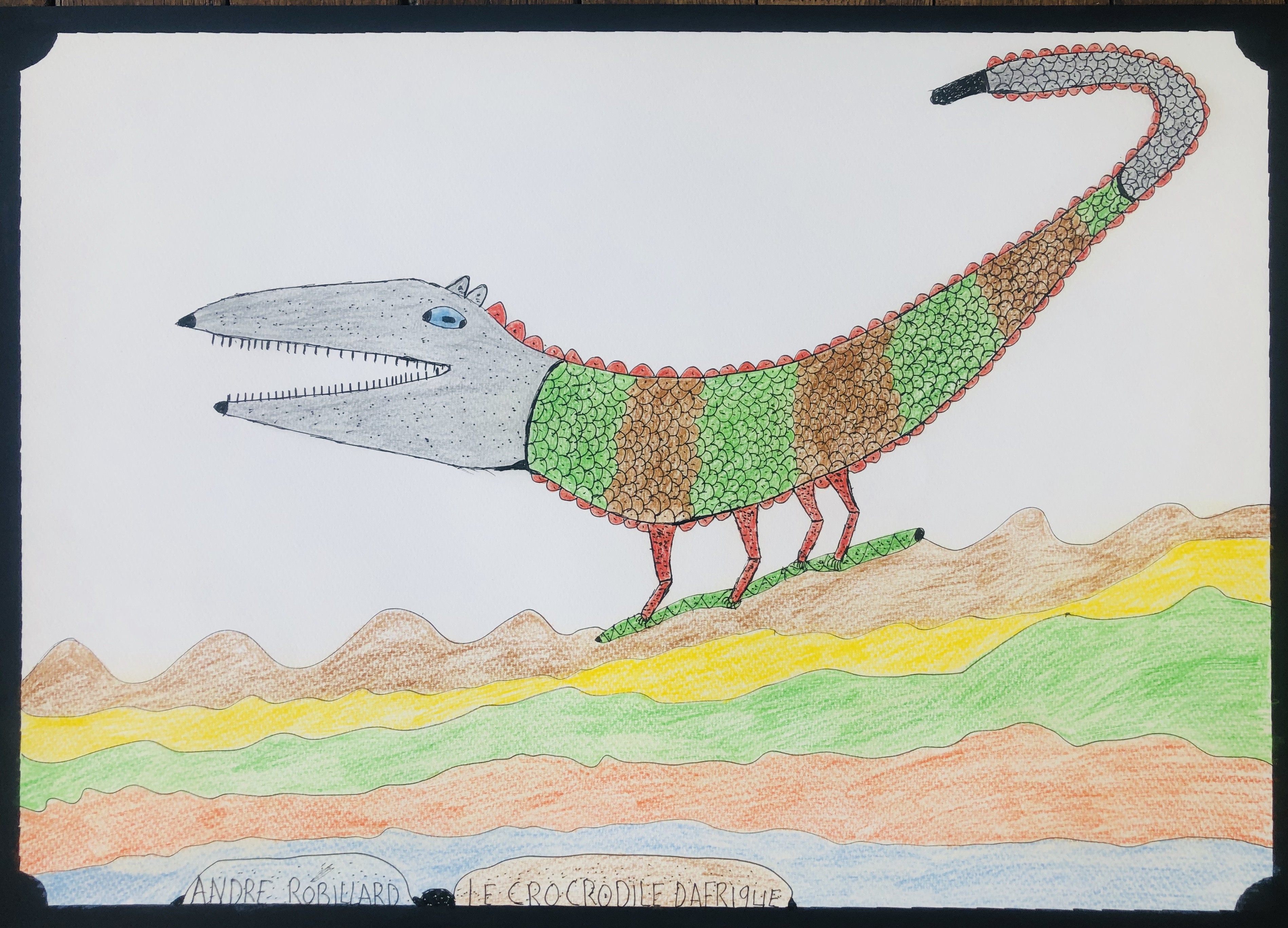 André Robillard, Le crocodile d'Afrique André Robillard, Le crocodile d'Afrique